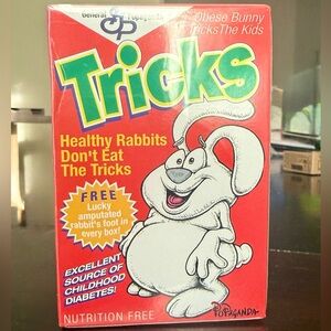 Obese Bunny Tricks- Cereal Killers Series Last Fat Breakfast by Ron English